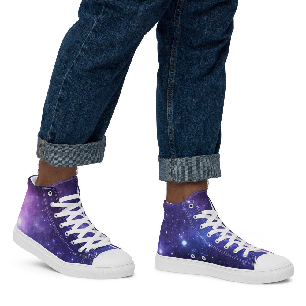 Cosmic Men’s High Top Sneakers - https://ascensionemporium.net